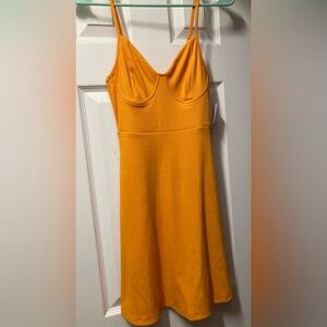 Orange Corset Dress